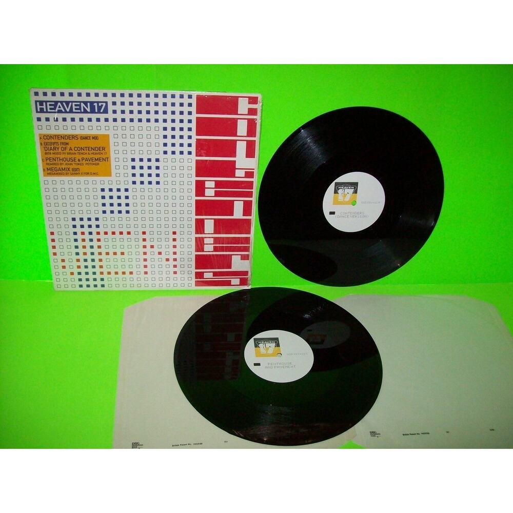 HEAVEN 17 ‎Contenders DOUBLE 12" Vinyl EP Record GATE-FOLD NM/NM Synth-Pop UK